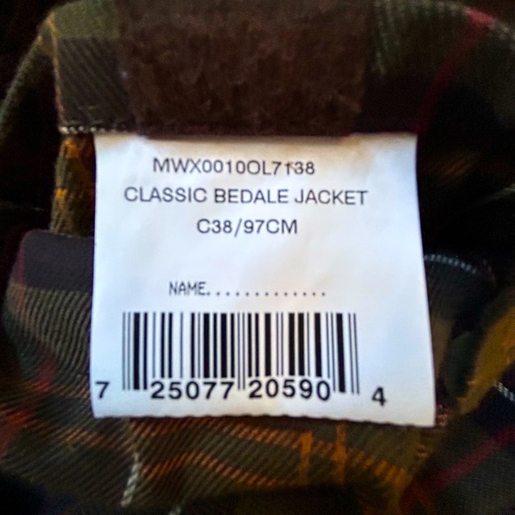 Barbour Classic Bedale Waxed Jacket - Picture 4 of 5